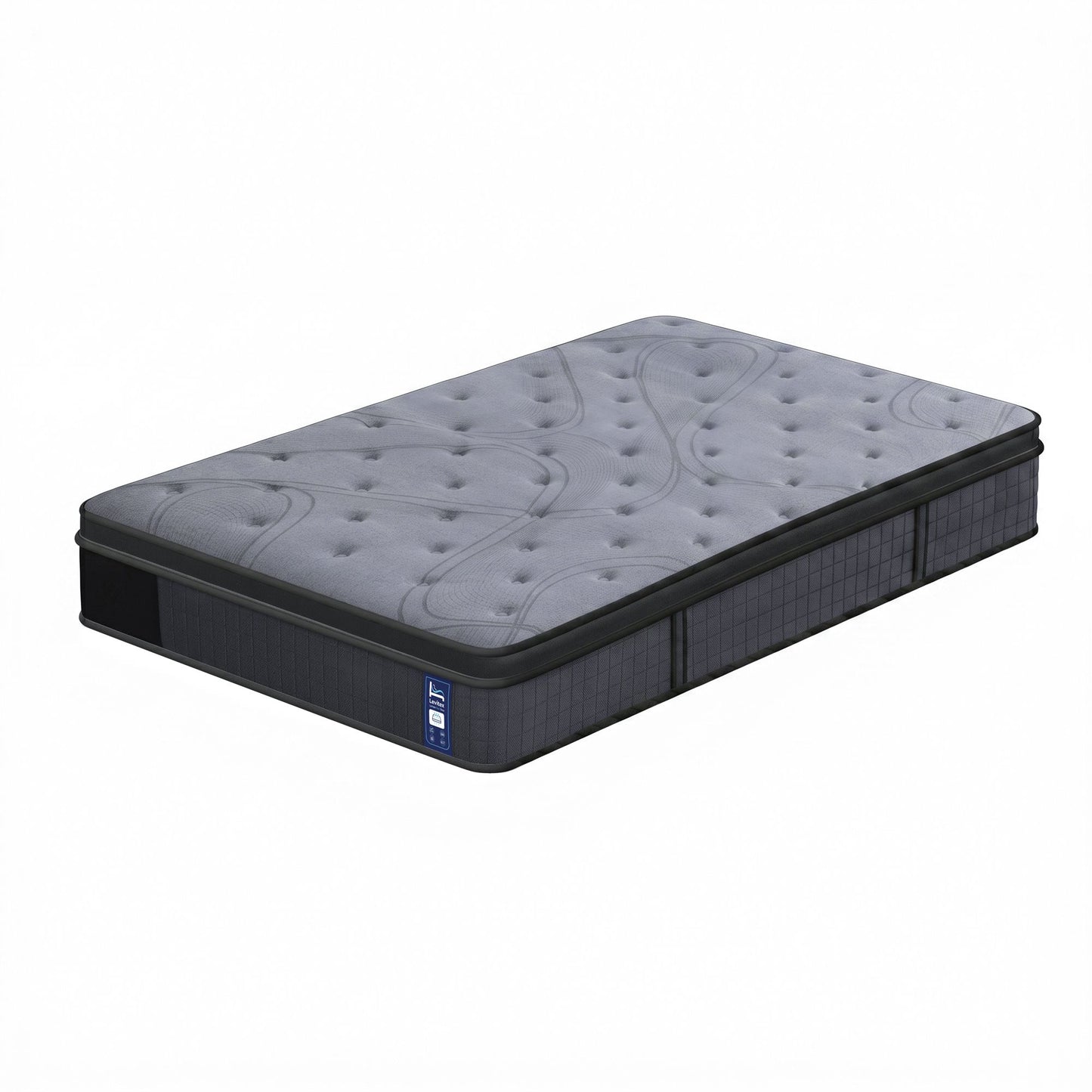 Levitex Single Mattress 33 cm 7-Zone Pocket Spring 8.0 Extra Firm with Dual-Row Edge Support & Breathable MATTRESS-LV-AETHER-33-S