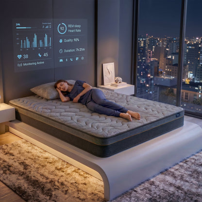 Levitex King Single Mattress 25 cm Hybrid Pocket Spring with 4cm Egg Crate Foam for Deep Sleep Bamboo MATTRESS-LV-LUMINA-25-KS