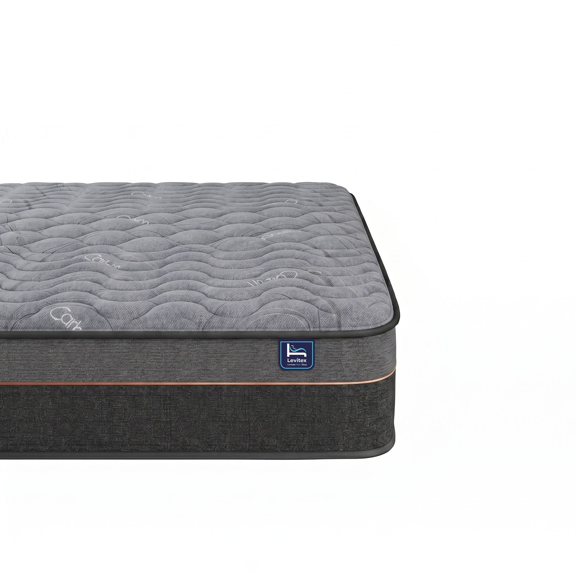 Levitex Queen Mattress 25 cm Hybrid Pocket Spring with 4cm Egg Crate Foam for Deep Sleep Bamboo Charcoal Fabric