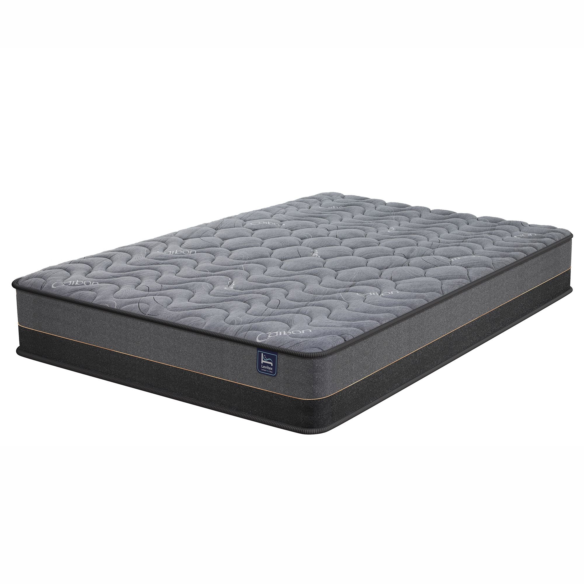 Levitex Queen Mattress 25 cm Hybrid Pocket Spring with 4cm Egg Crate Foam for Deep Sleep Bamboo Charcoal Fabric