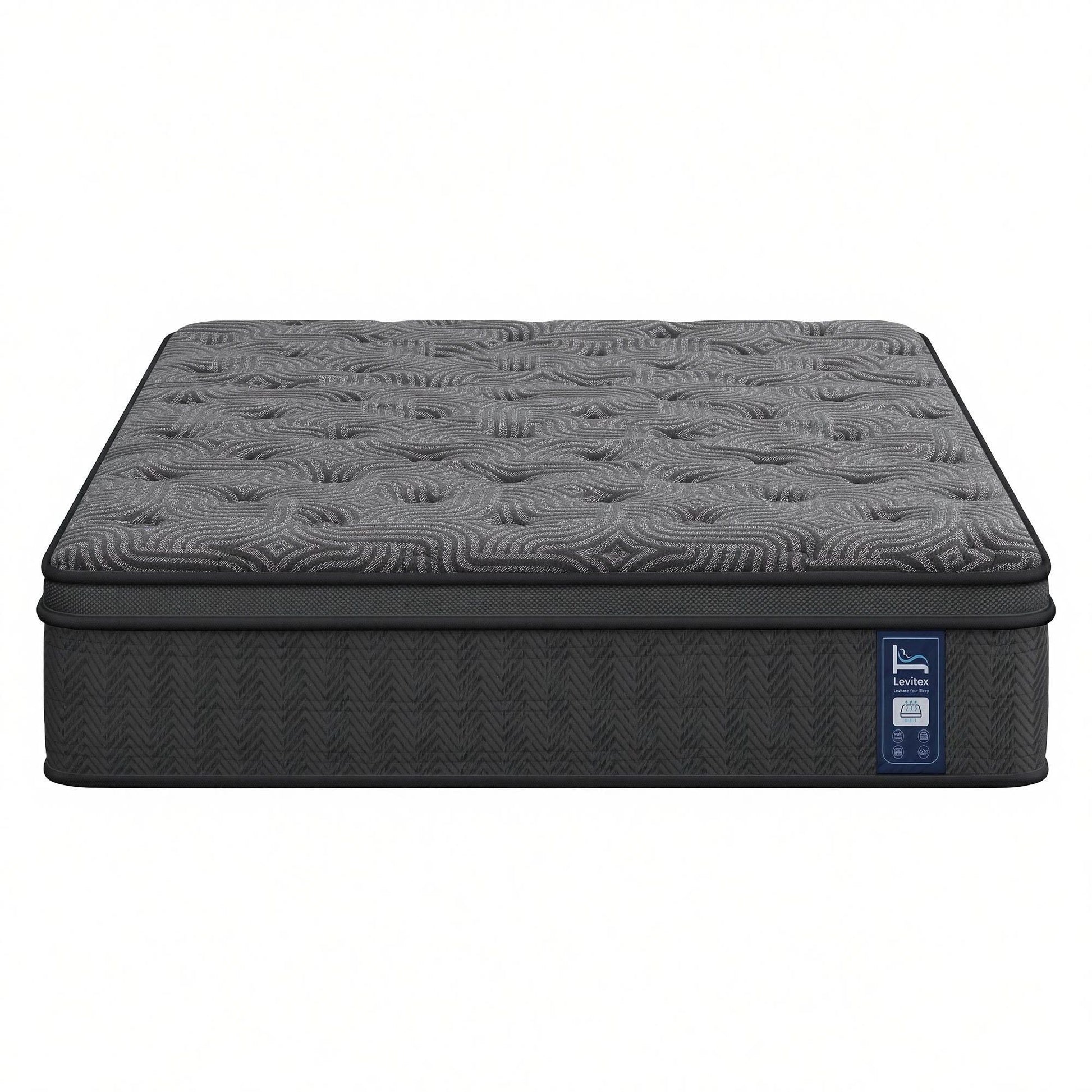 Levitex Double Mattress 34 cm 5-Zone Pressure Relief Pocket Spring with Reinforced Edge Support & Breathable MATTRESS-LV-ORION-34-D
