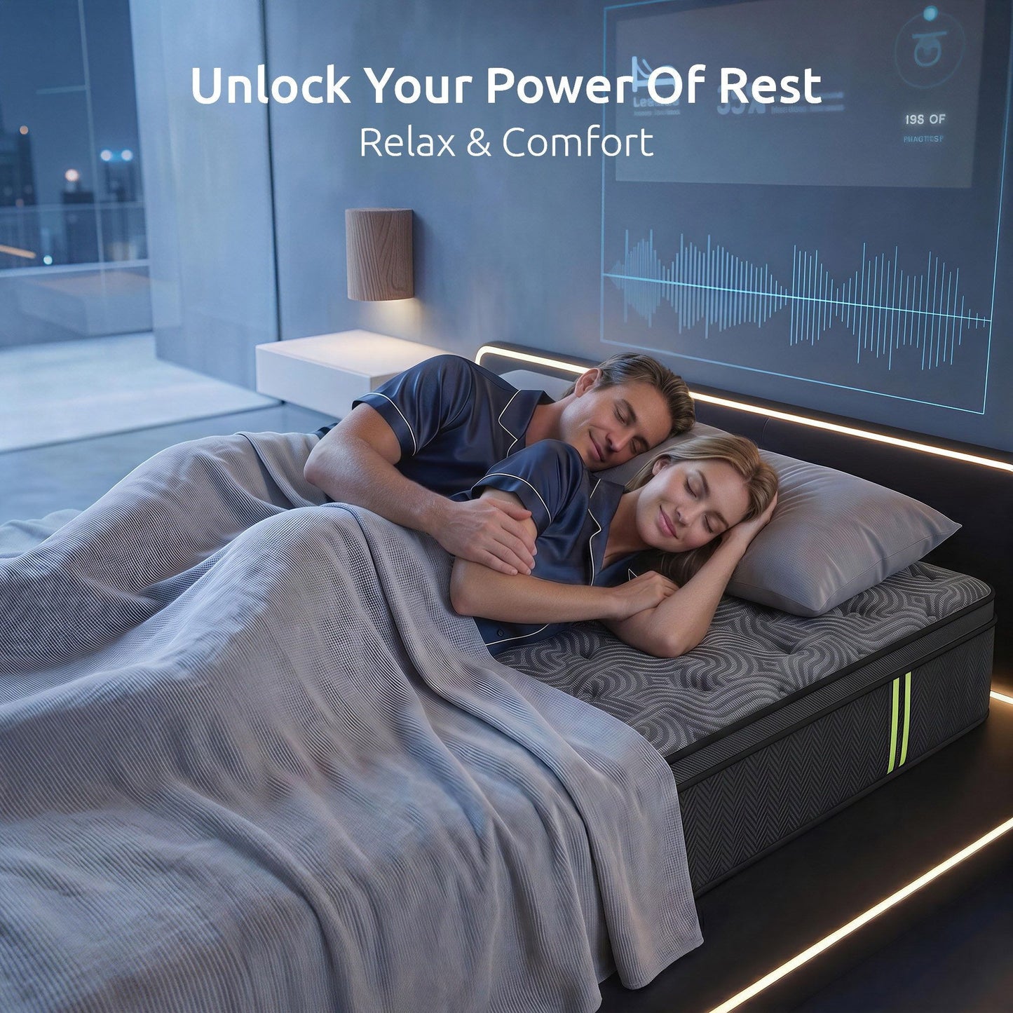 Levitex King Mattress 34 cm 5-Zone Pressure Relief Pocket Spring with Reinforced Edge Support & Breathable MATTRESS-LV-ORION-34-K