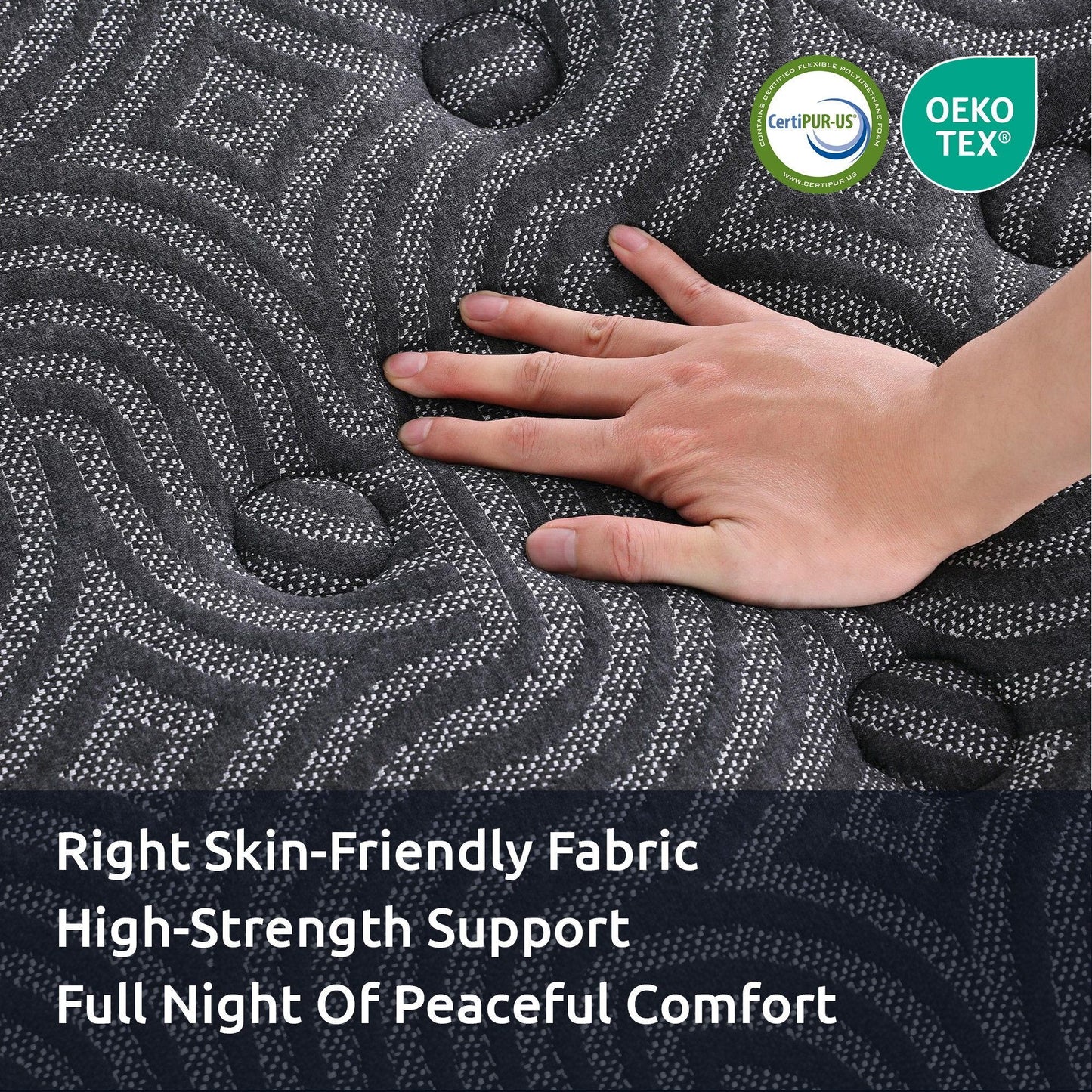 Levitex King Single Mattress 34 cm 5-Zone Pressure Relief Pocket Spring with Reinforced Edge Support & MATTRESS-LV-ORION-34-KS