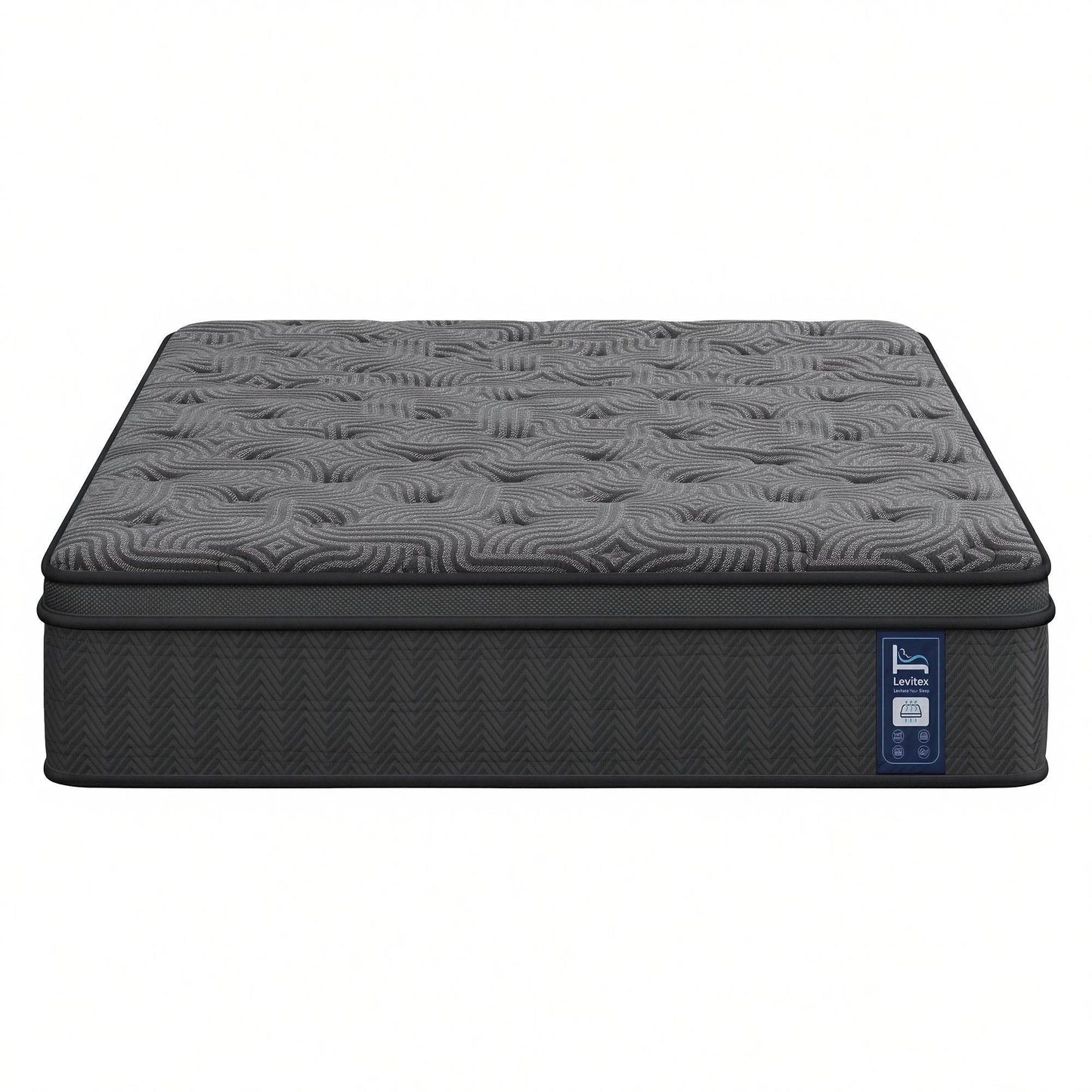Levitex Queen Mattress 34 cm 5-Zone Pressure Relief Pocket Spring with Reinforced Edge Support & Breathable MATTRESS-LV-ORION-34-Q