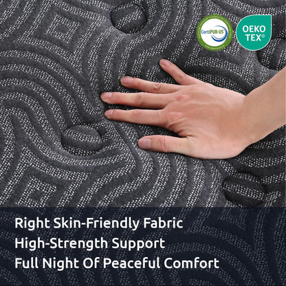 Levitex Single Mattress 34 cm 5-Zone Pressure Relief Pocket Spring with Reinforced Edge Support & Breathable MATTRESS-LV-ORION-34-S