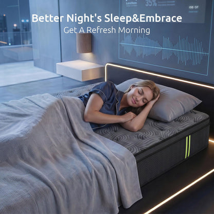 Levitex Single Mattress 34 cm 5-Zone Pressure Relief Pocket Spring with Reinforced Edge Support & Breathable MATTRESS-LV-ORION-34-S