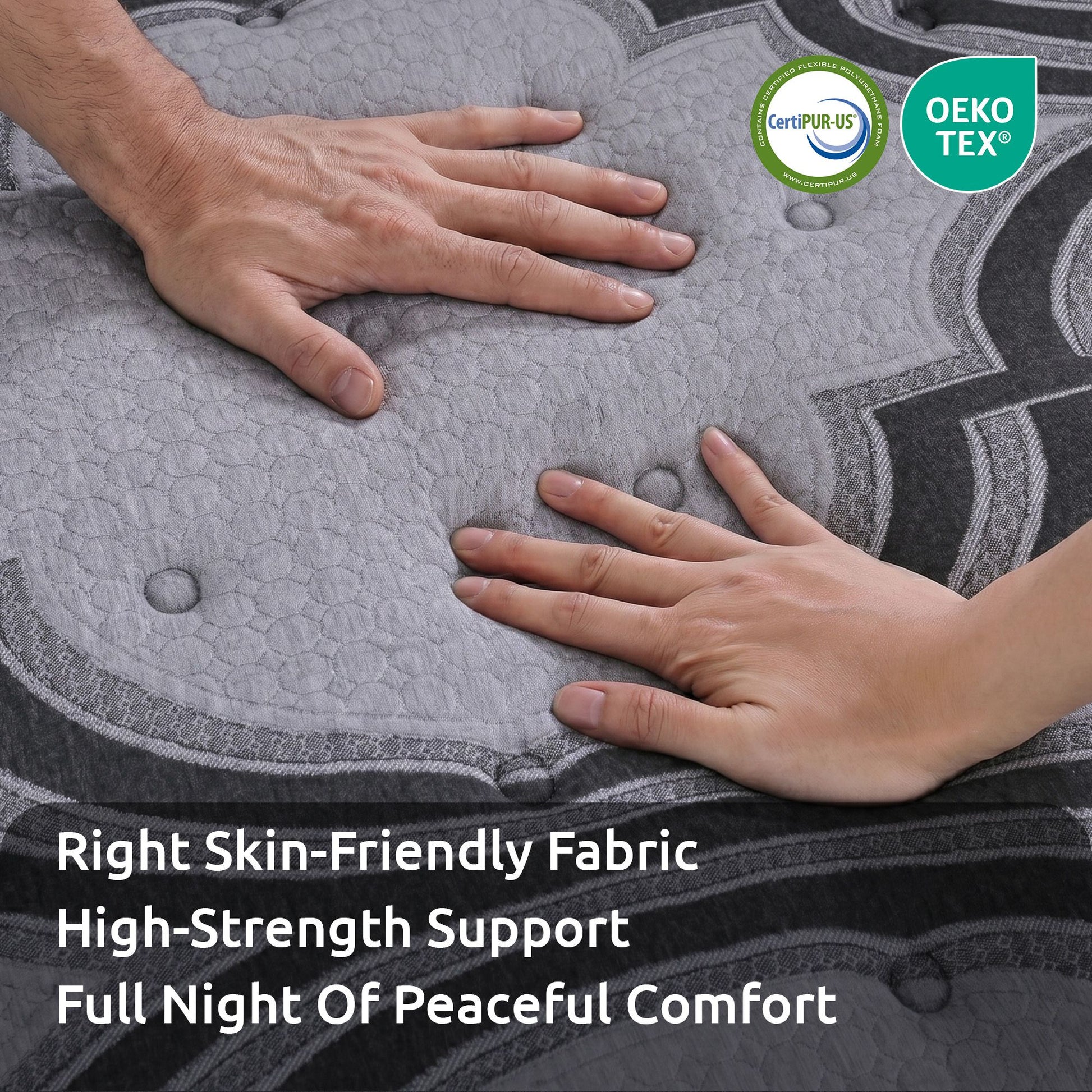 Levitex King Mattress 34 cm 5-Zone Pocket Spring with Latex & Memory Foam or Extra Lumbar & Shoulder Support MATTRESS-LV-VELA-34-K