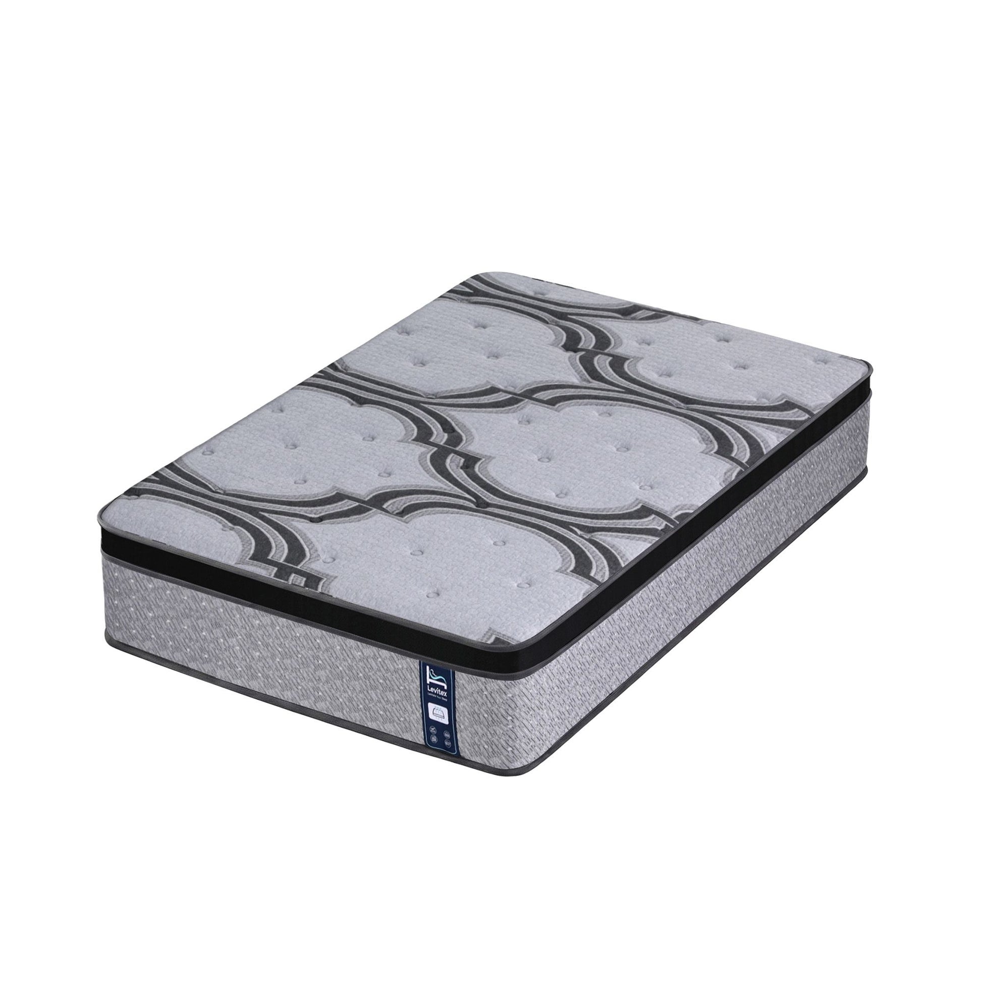 Levitex Single Mattress 34 cm 5-Zone Pocket Spring with Latex & Memory Foam or Extra Lumbar & Shoulder Support MATTRESS-LV-VELA-34-S