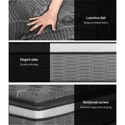Giselle Bedding 34cm Mattress Double Layer Pocket Spring Double MATTRESS-MINI-PS-D