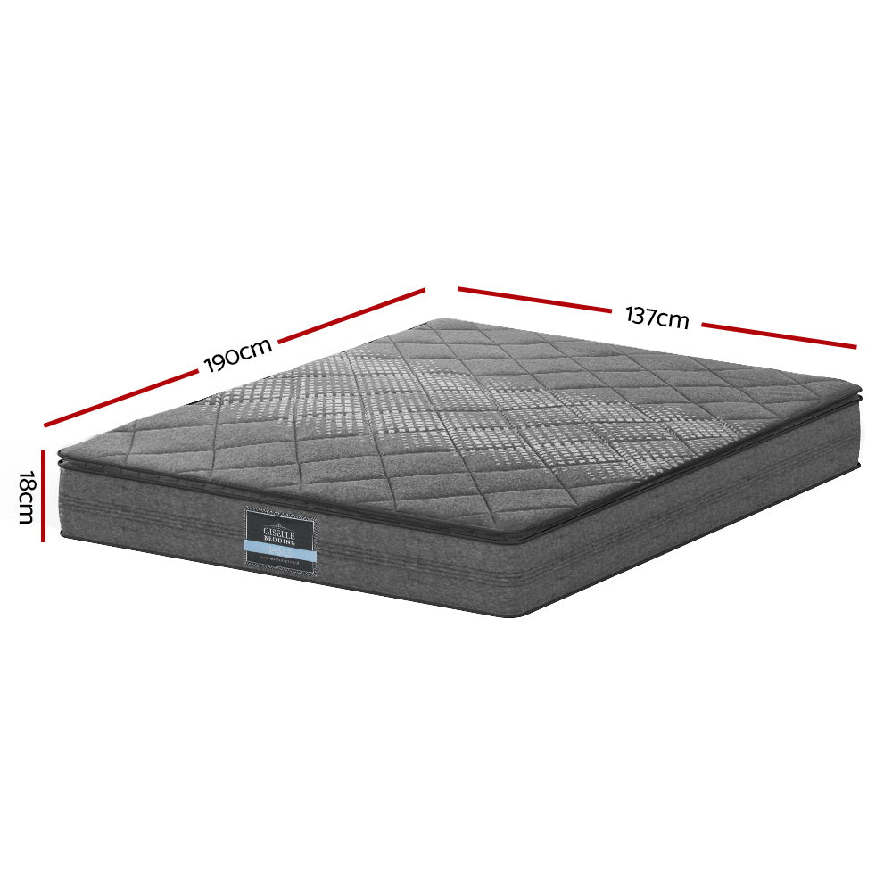 Giselle Bedding 18cm Mattress Pillow Top Double MATTRESS-PT18-DOUBLE