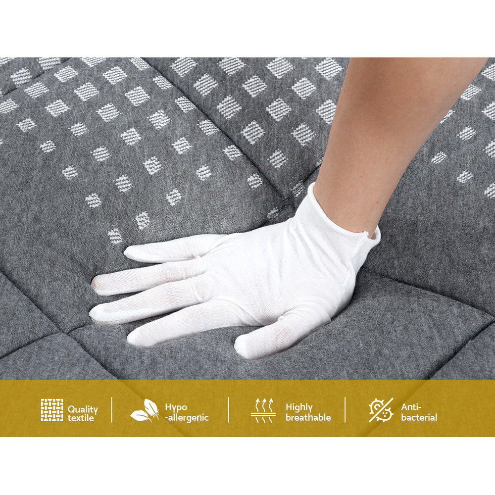 Giselle Bedding 18cm Mattress Pillow Top King Single MATTRESS-PT18-KS
