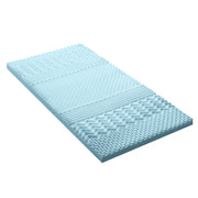 Giselle Bedding 5cm Memory Foam Mattress Topper 7-Zone King Single MATTRESS-TOP-7Z-5-BL-KS