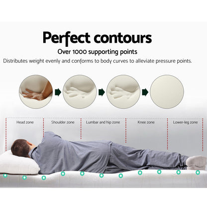 Giselle Bedding Memory Foam Mattress Topper 8cm King MATTRESS-TOP-8-K