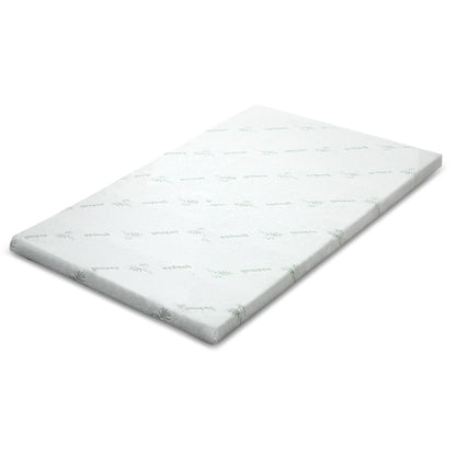 Giselle Bedding Memory Foam Mattress Topper Cool Gel 5cm Single MATTRESS-TOP-C-GEL-5-S