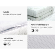 Giselle Bedding Memory Foam Mattress Topper Cool Gel 8cm King MATTRESS-TOP-C-GEL-8-K