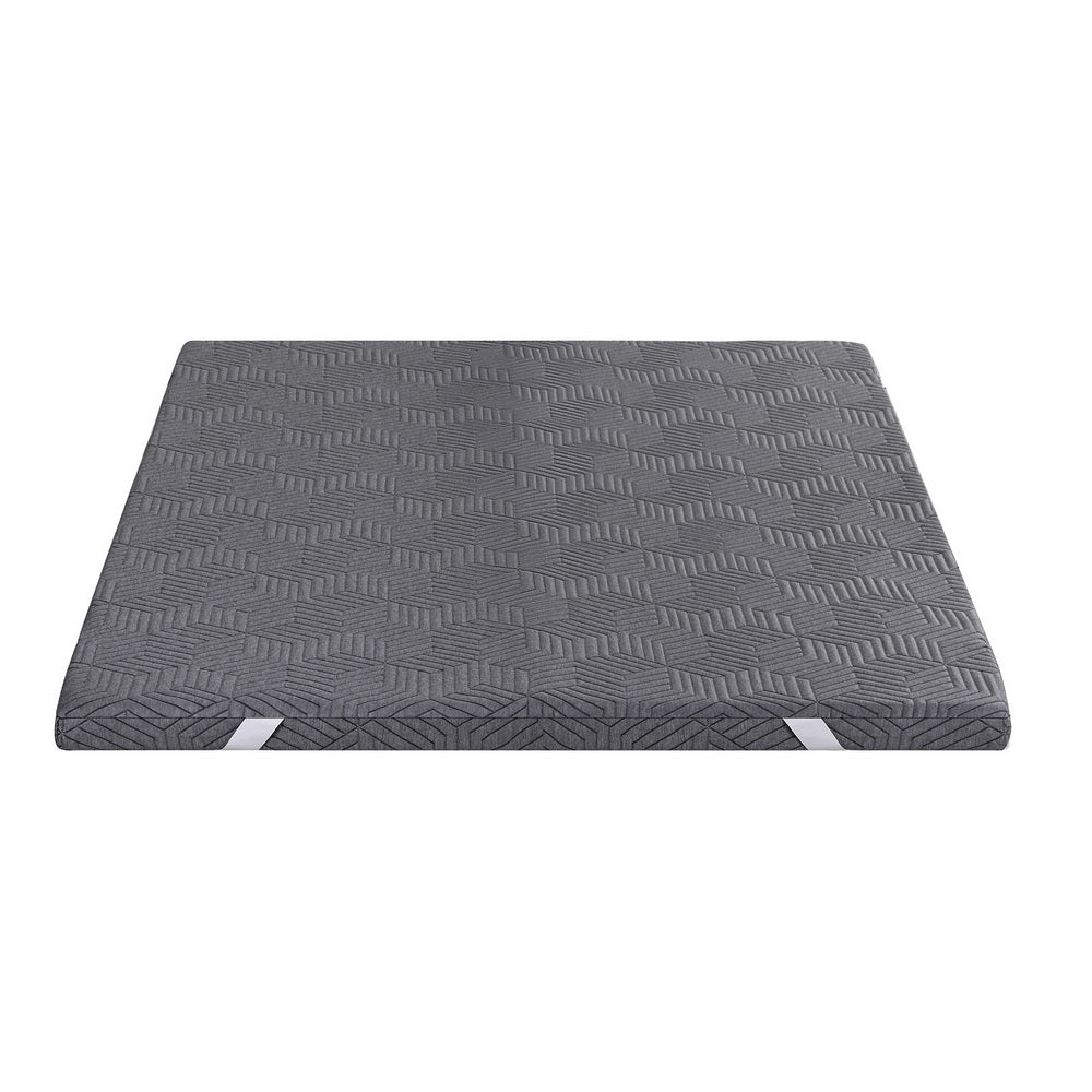 Giselle 8cm Memory Foam Mattress Topper Gel Dual Layer Foam Bamboo Double MATTRESS-TOP-DL-8-D