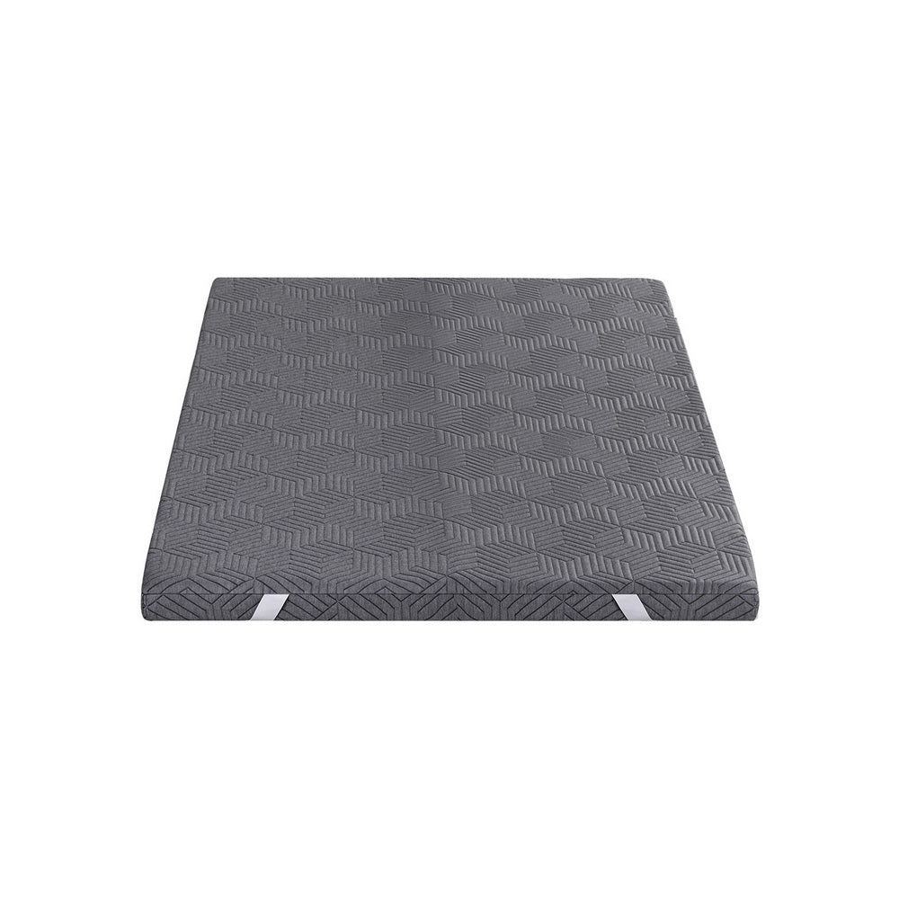 Giselle 8cm Memory Foam Mattress Topper Gel Dual Layer Foam Bamboo King Single MATTRESS-TOP-DL-8-KS