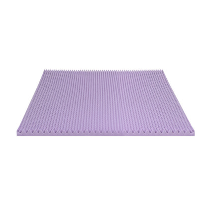 Giselle 5cm Memory Foam Mattress Topper Lavender Infused Egg Crate Pad Mat Double MATTRESS-TOP-EC-5LA-D