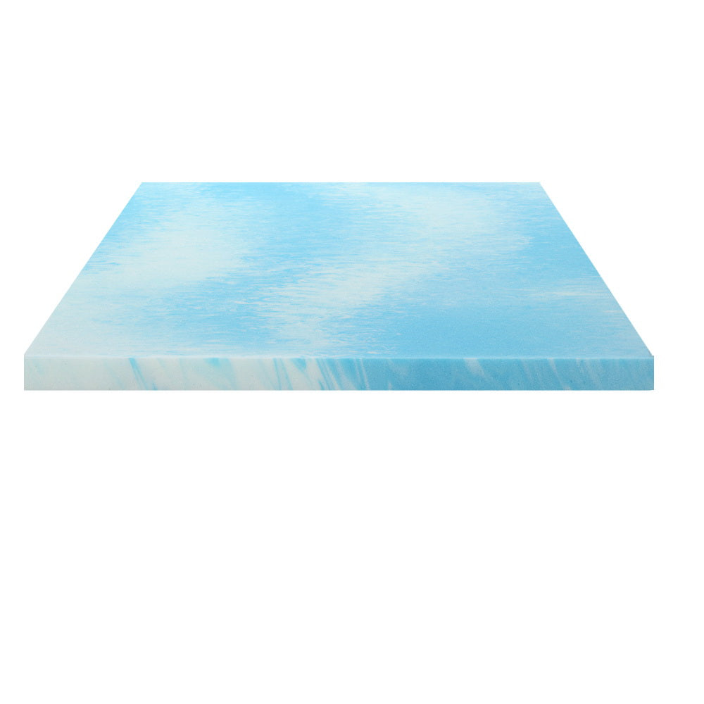 Giselle Bedding Memory Foam Mattress Topper Gel 5cm Queen MATTRESS-TOP-GEL-DYE-5-Q
