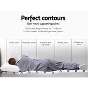 Giselle Bedding Memory Foam Mattress Topper Gel 5cm Queen MATTRESS-TOP-GEL-DYE-5-Q