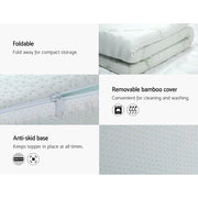 Giselle Bedding Memory Foam Mattress Topper Gel 5cm Queen MATTRESS-TOP-GEL-DYE-5-Q