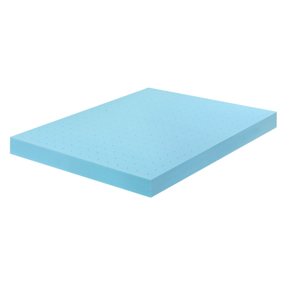 Giselle 12cm Memory Foam Mattress Topper Ventilated Cool Gel Bamboo Cover King MATTRESS-TOP-VH-GEL-12-K