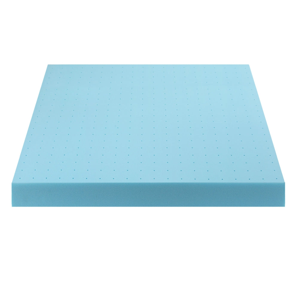 Giselle 12cm Memory Foam Mattress Topper Ventilated Cool Gel Bamboo Cover King MATTRESS-TOP-VH-GEL-12-K