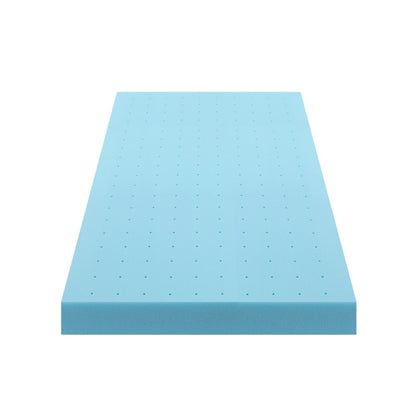 Giselle 12cm Memory Foam Mattress Topper Ventilated Cool Gel Bamboo Cover King Single MATTRESS-TOP-VH-GEL-12-KS