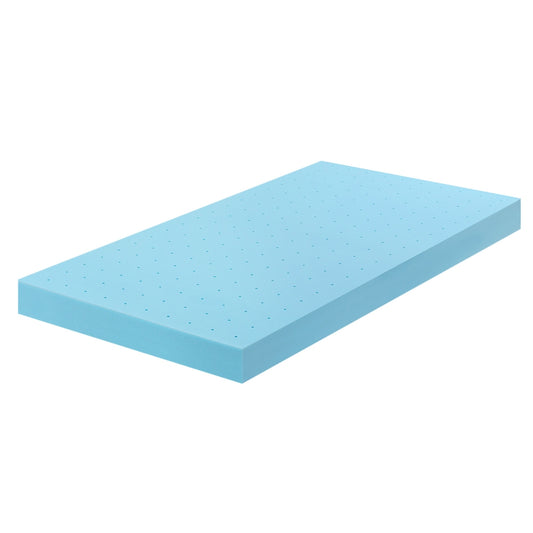 Giselle 12cm Memory Foam Mattress Topper Ventilated Cool Gel Bamboo Cover Single MATTRESS-TOP-VH-GEL-12-S