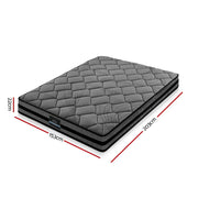 Giselle Bedding 22cm Mattress Medium Firm Queen MATTRESS-TT22-Q