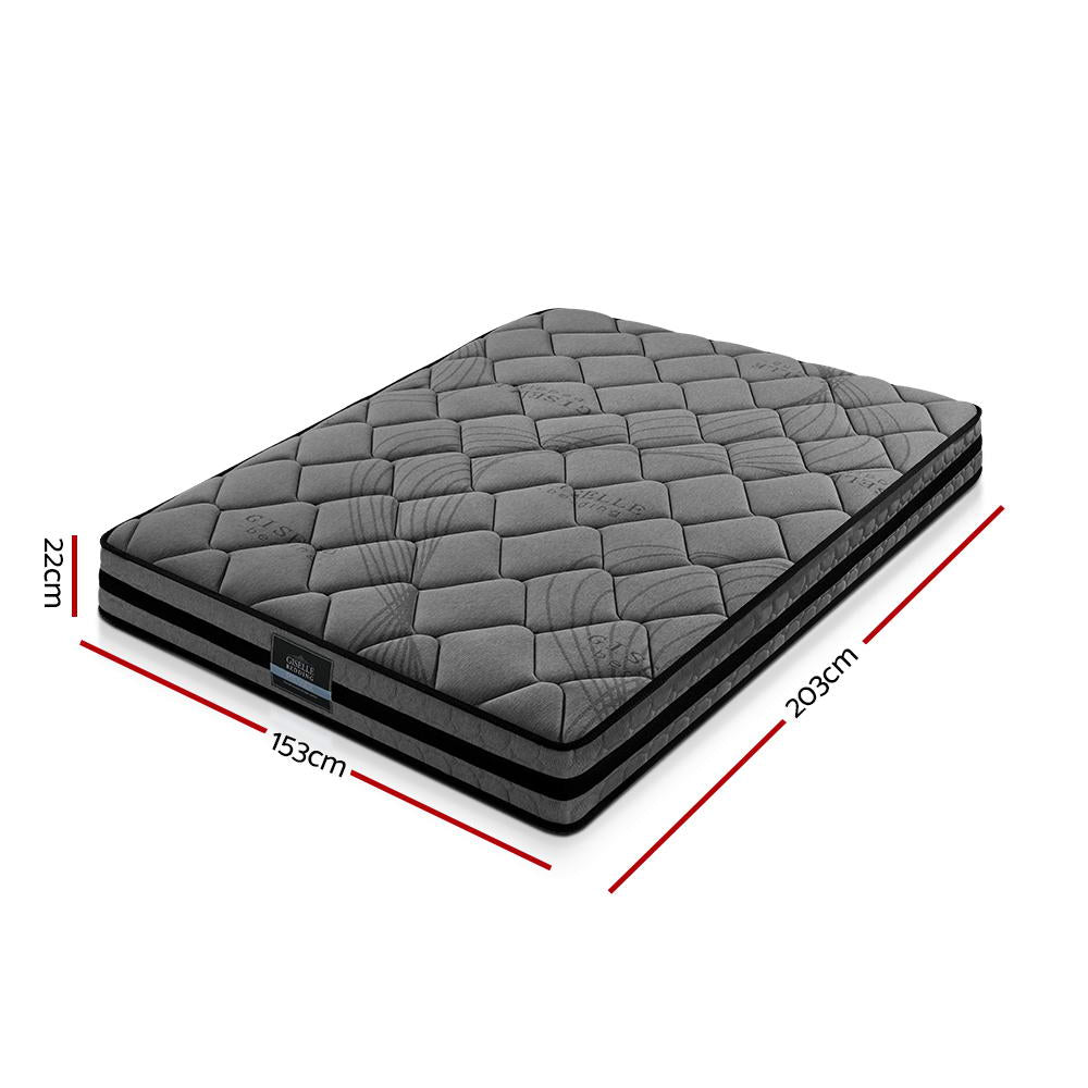 Giselle Bedding 22cm Mattress Medium Firm Queen MATTRESS-TT22-Q