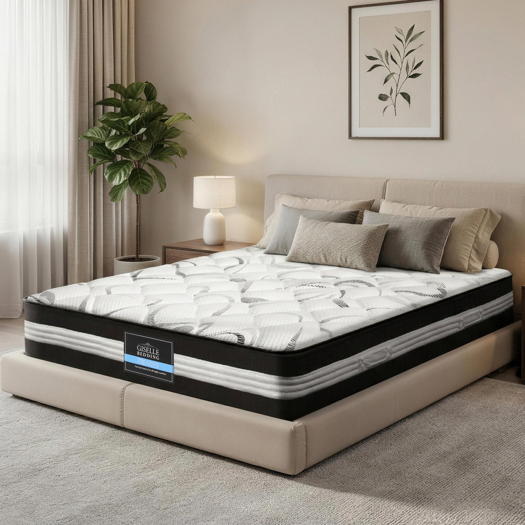 Giselle Bedding 30cm Mattress Medium Firm Double MATTRESS-TT30-DOUBLE