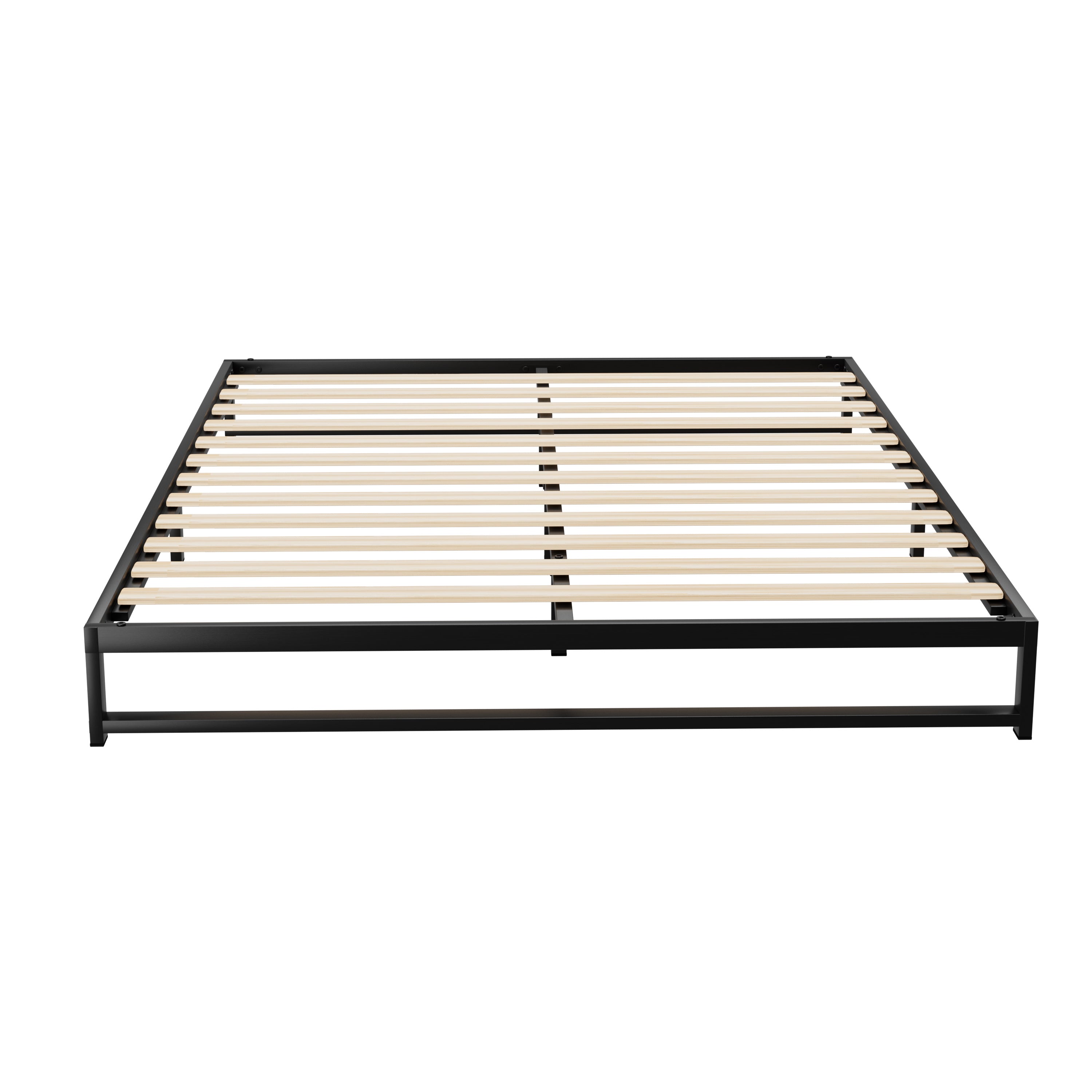 Artiss Bed Frame Double Size Metal BERU MBED-C-BERU-D-BK-AB