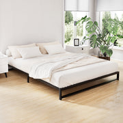 Artiss Bed Frame Double Size Metal BERU MBED-C-BERU-D-BK-AB