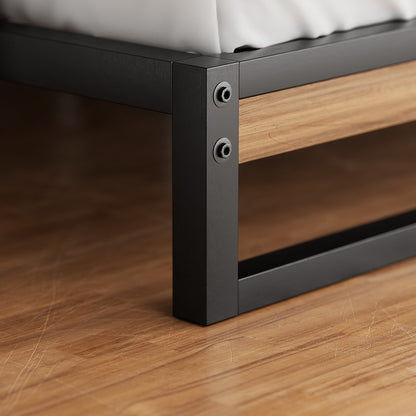 Artiss Bed Frame King Size Metal Bed Frame DANE MBED-C-DANE-K-BK-AB