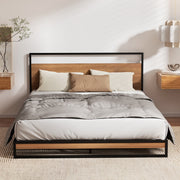 Artiss DANE Double Bed Frame with Pocket Spring Mattress