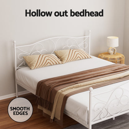 Artiss Bed Frame Queen Size Metal Bed Frame GROA
