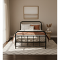 Artiss Bed Frame Metal Bed Frame LEO - Single (Black) MBED-C-LEO-S-BK