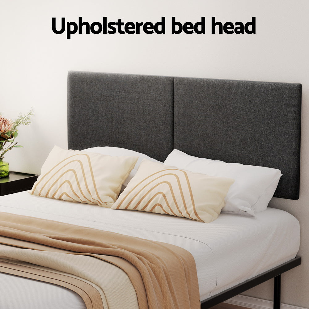 Artiss NOR Black Double Metal Bed Frame MBED-C-NOR-D-BK-AB