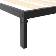 Artiss Bed Frame King Single Size Metal Frame PADA MBED-C-PADA-KS-BK-AB
