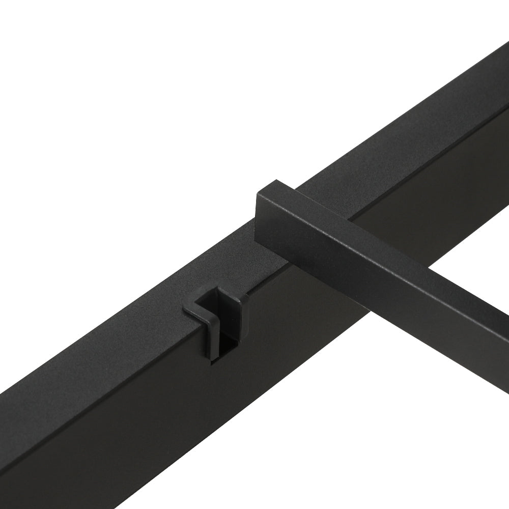 Artiss Bed Frame King Single Size Metal Base Mattress Platform Foundation PAULA MBED-C-PAULA-KS-BK-AB