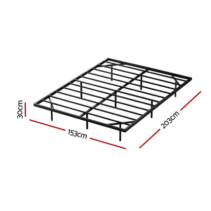 Artiss Queen Bed Frame,Floating Metal Bed Frame with Smart LED Lights - Sturdy Metal Platform Bed Base, MBED-C-RAY-Q