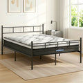 Artiss Bed Frame Double Metal Bed Frames SOL with Mattress MBED-C-SOL-0907-D