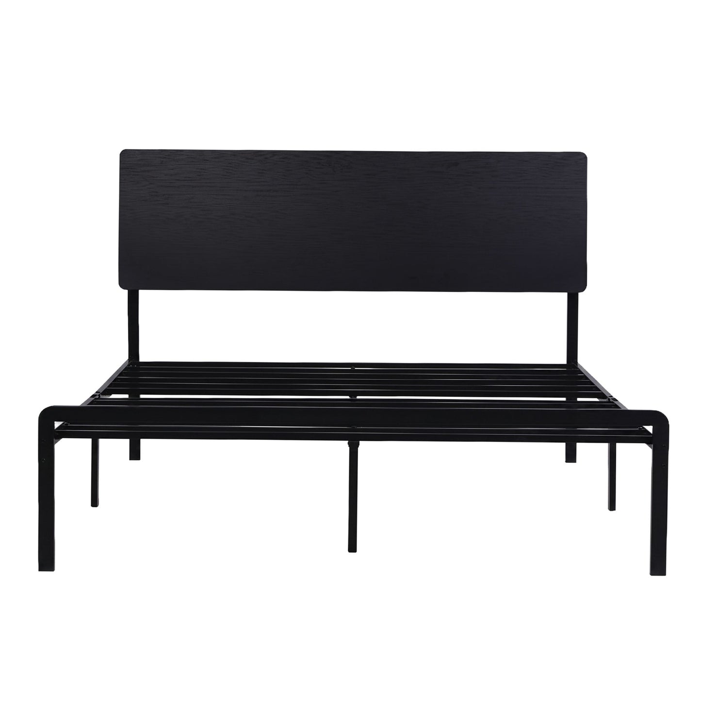 Artiss Bed Frame Queen Size LED Metal Bed Base with Charging Station LAN MBED-D-LAN-Q-BK-AB
