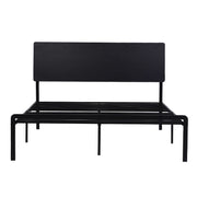Artiss Bed Frame Queen Size LED Metal Bed Base with Charging Station LAN MBED-D-LAN-Q-BK-AB