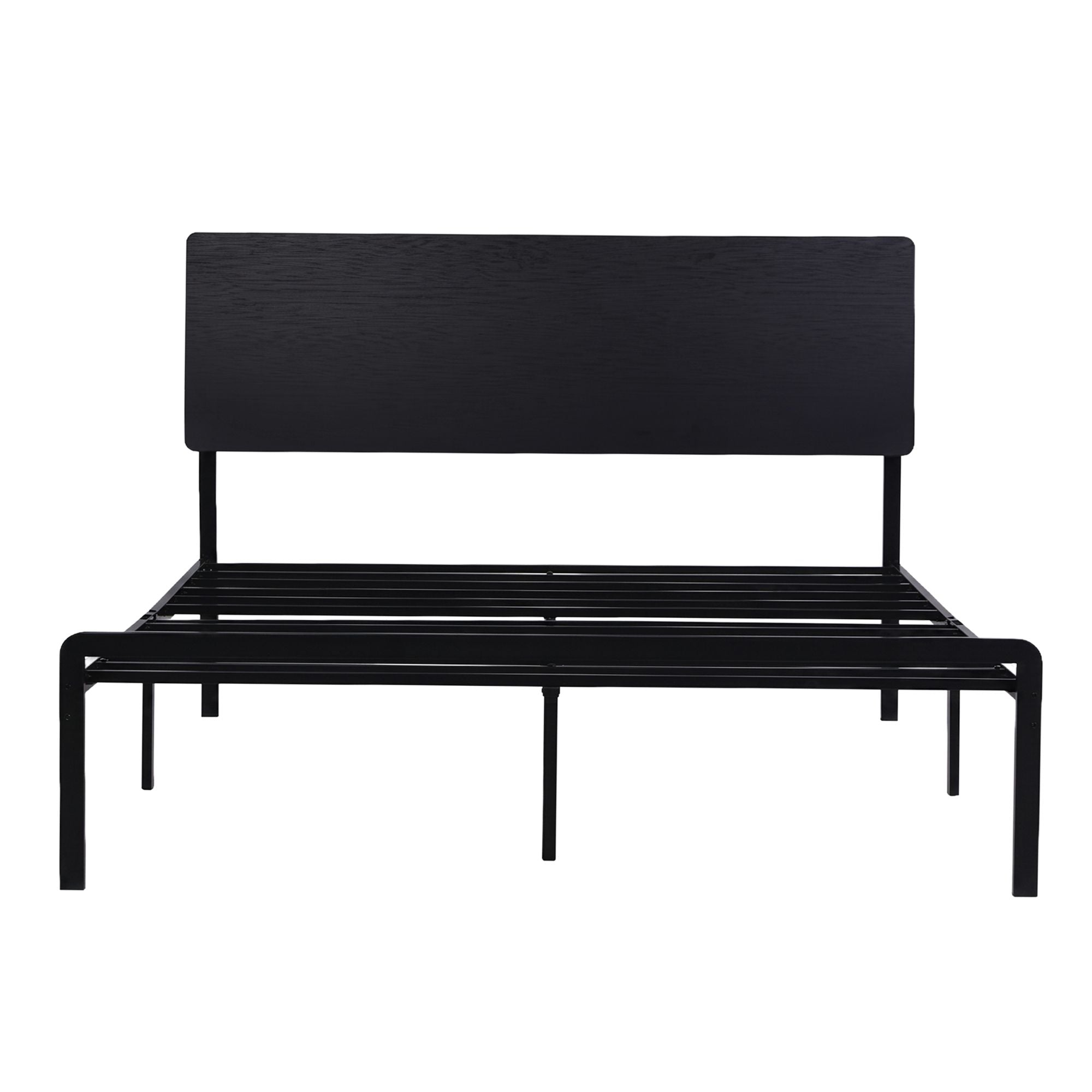 Artiss Bed Frame Queen Size LED Metal Bed Base with Charging Station LAN MBED-D-LAN-Q-BK-AB