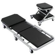 Giantz Garage Creeper 2-in-1 Mechanic Stool Rolling Automotive Z Creeper Seat