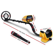 Metal Detector 180MM Deep Sensitive Waterproof Pinpointer Treasure Hunter Yellow MDETECTOR-C-2007-GC1028