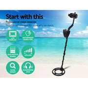 Metal Detector 220MM Deep Sensitive Waterproof Treasure Hunter Gold Digger MDETECTOR-C-GC1037