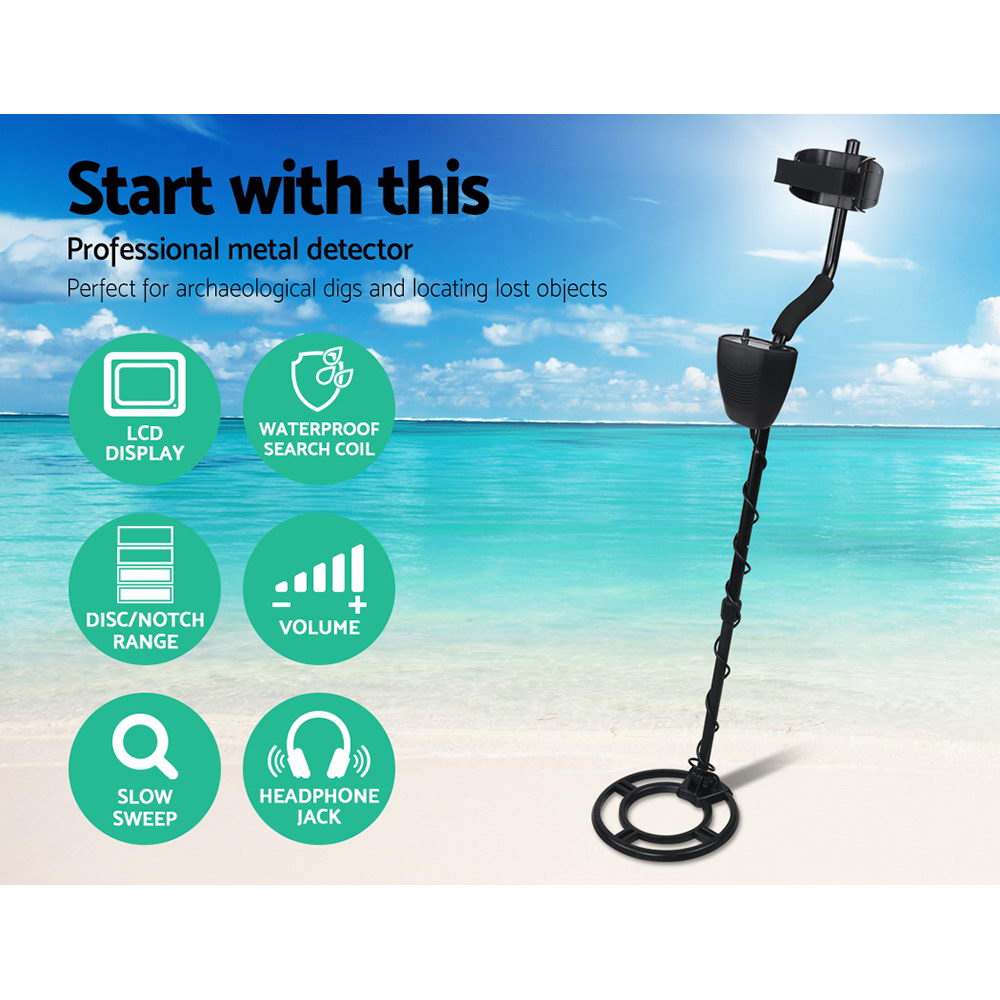Metal Detector 220MM Deep Sensitive Waterproof Treasure Hunter Gold Digger MDETECTOR-C-GC1037